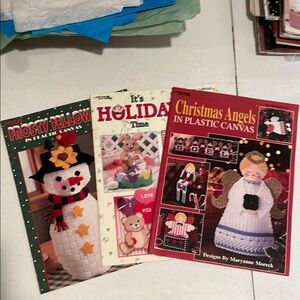 Christmas and Holiday Plastic Canvas Pattern Books